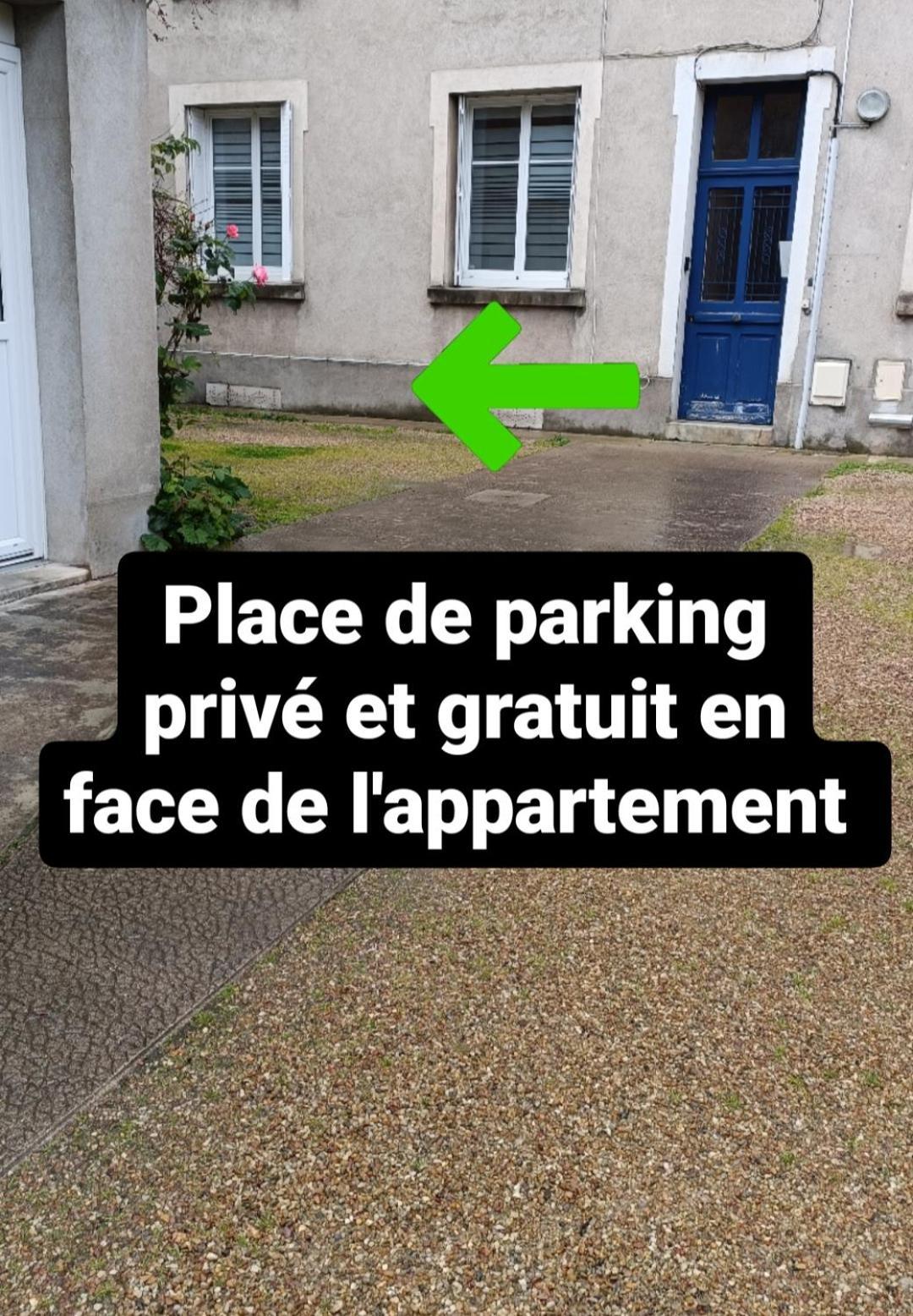 T3 Centre-Ville Avec Parking Tours Rum bild
